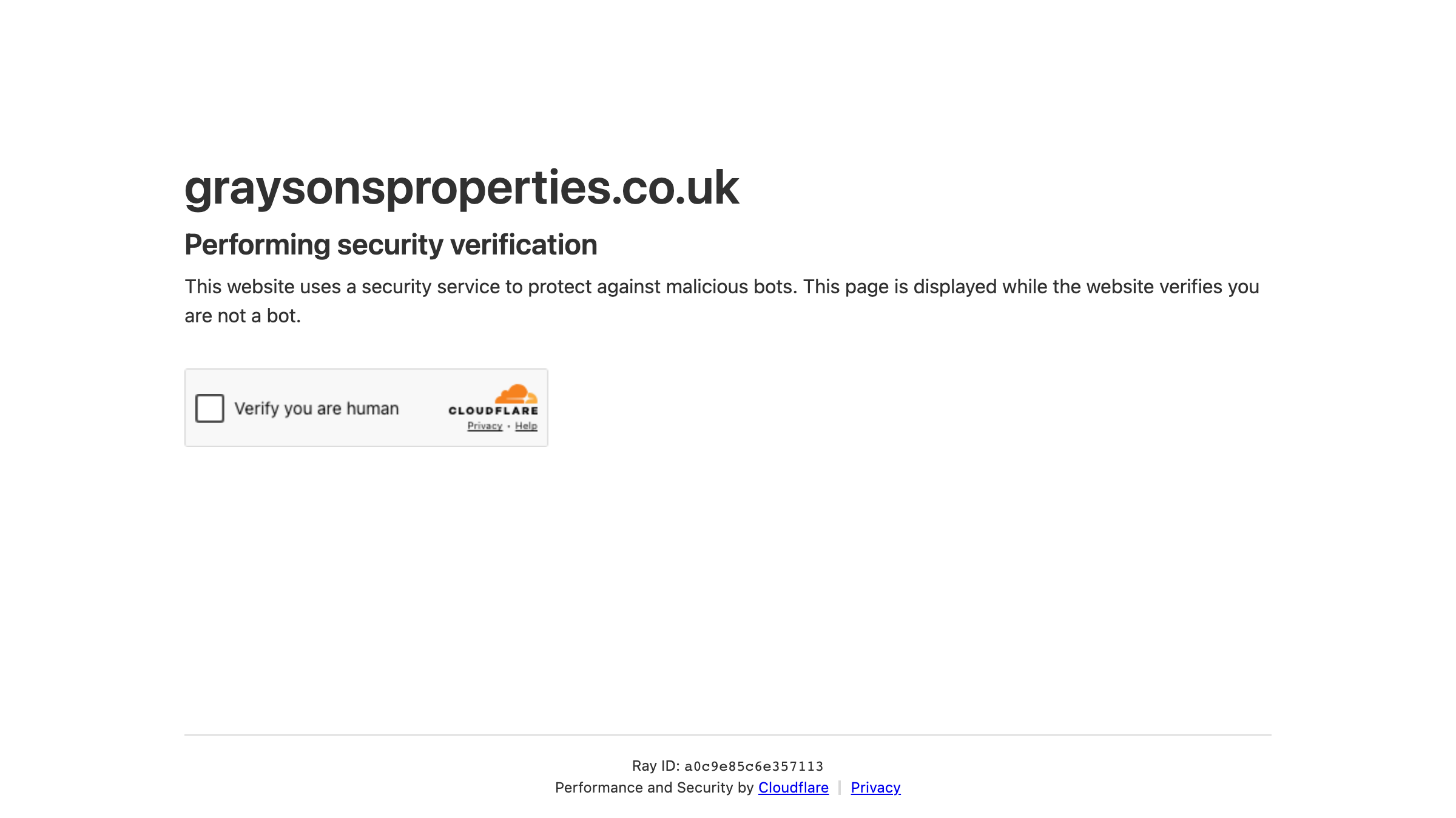 Graysons Properties page preview