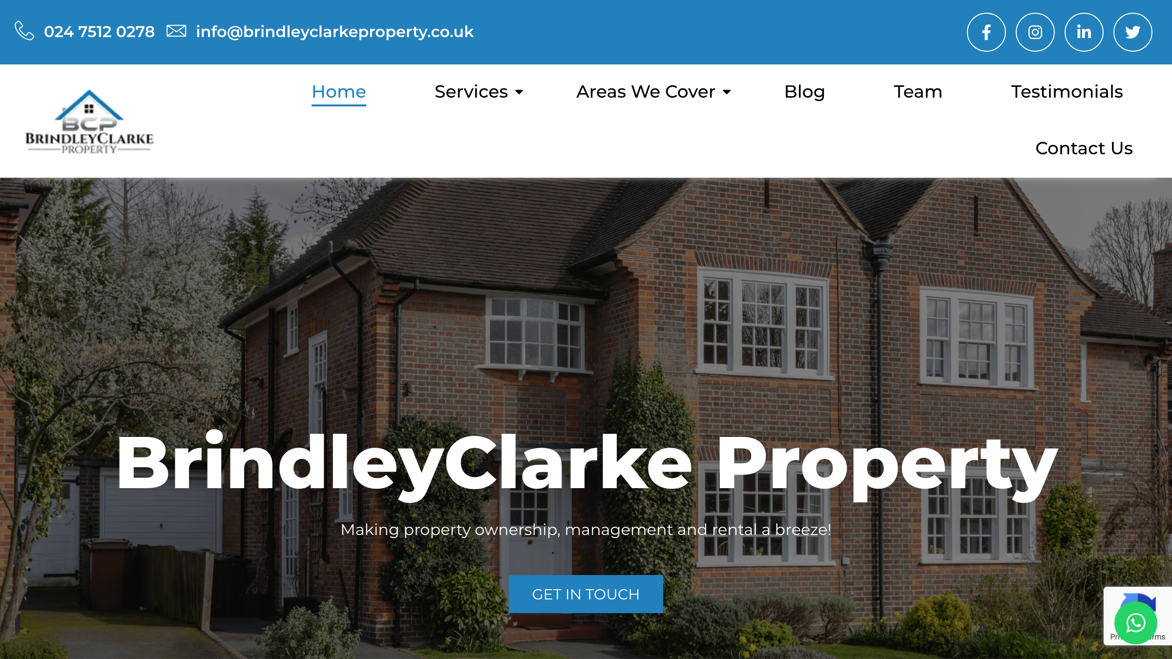 Brindley Clarke Property page preview