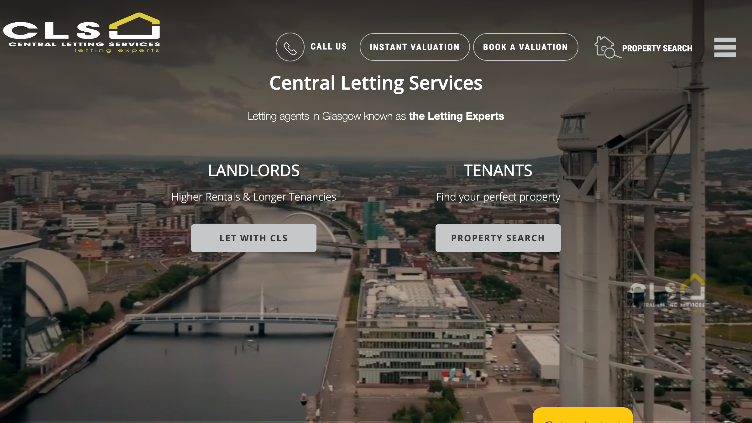 Central Letting Services page preview