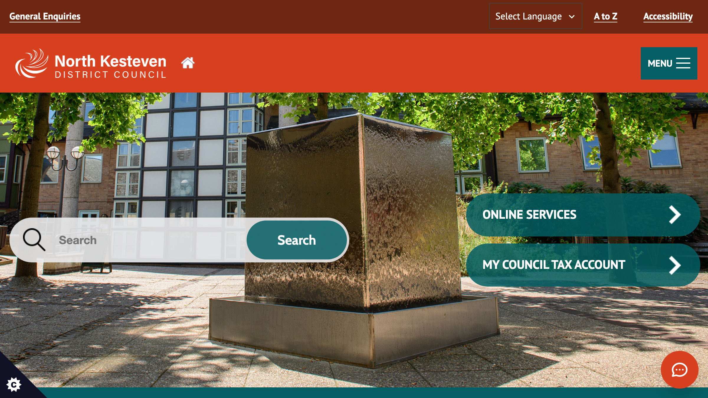 North Kesteven website preview