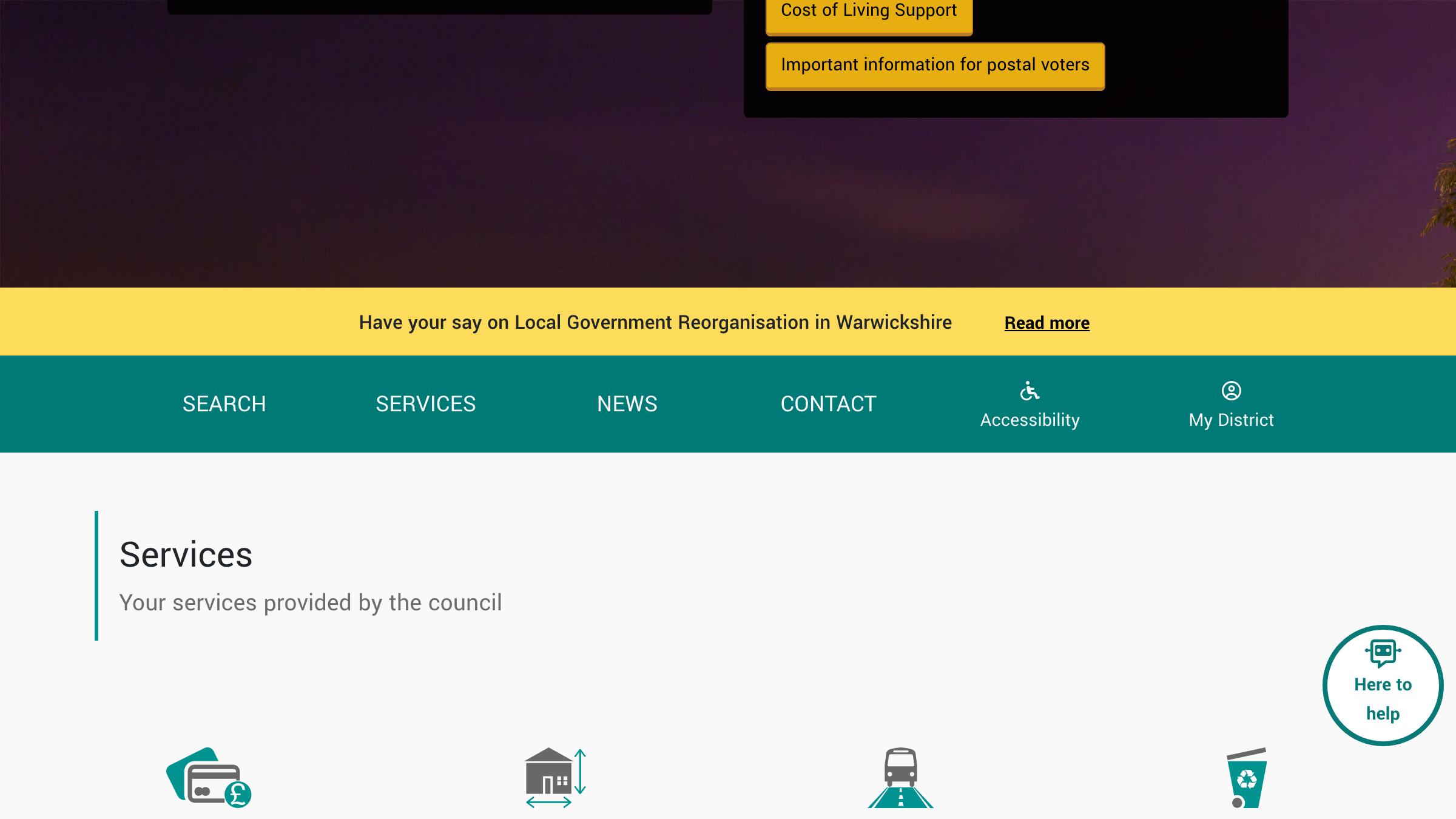 Stratford-on-Avon website preview