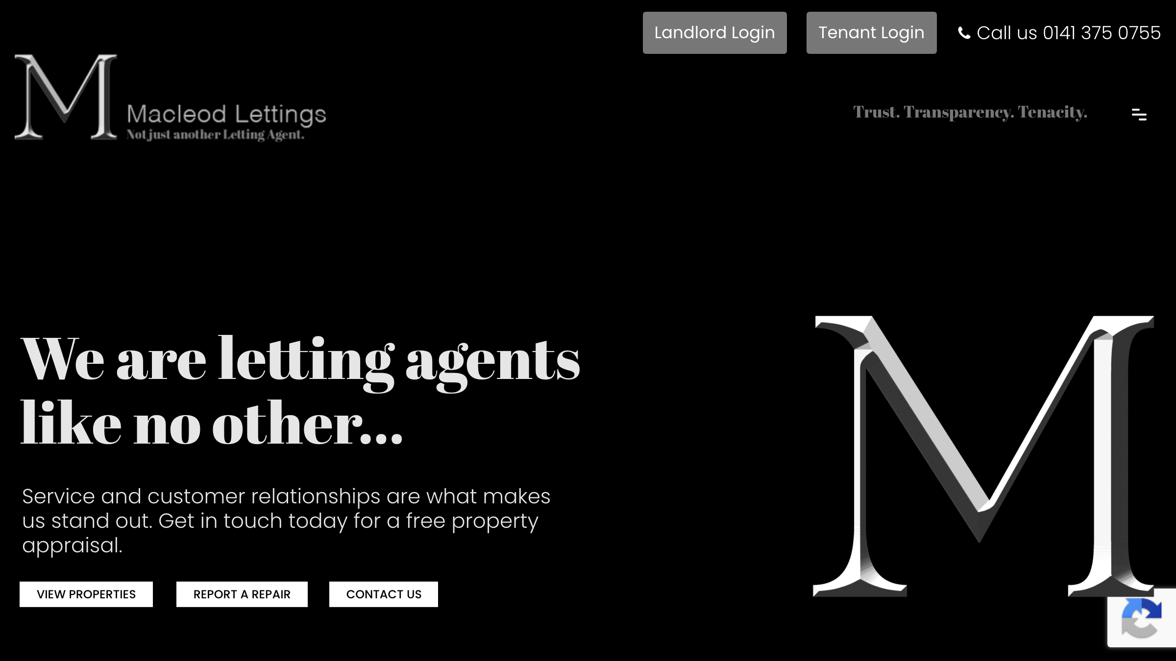 Macleod Lettings page preview