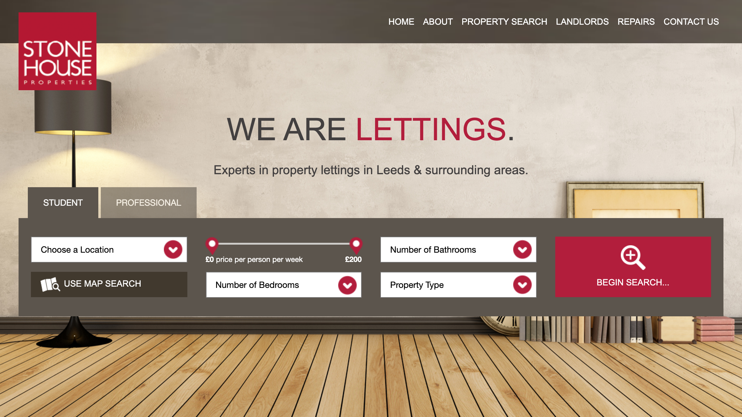 Stonehouse Properties page preview