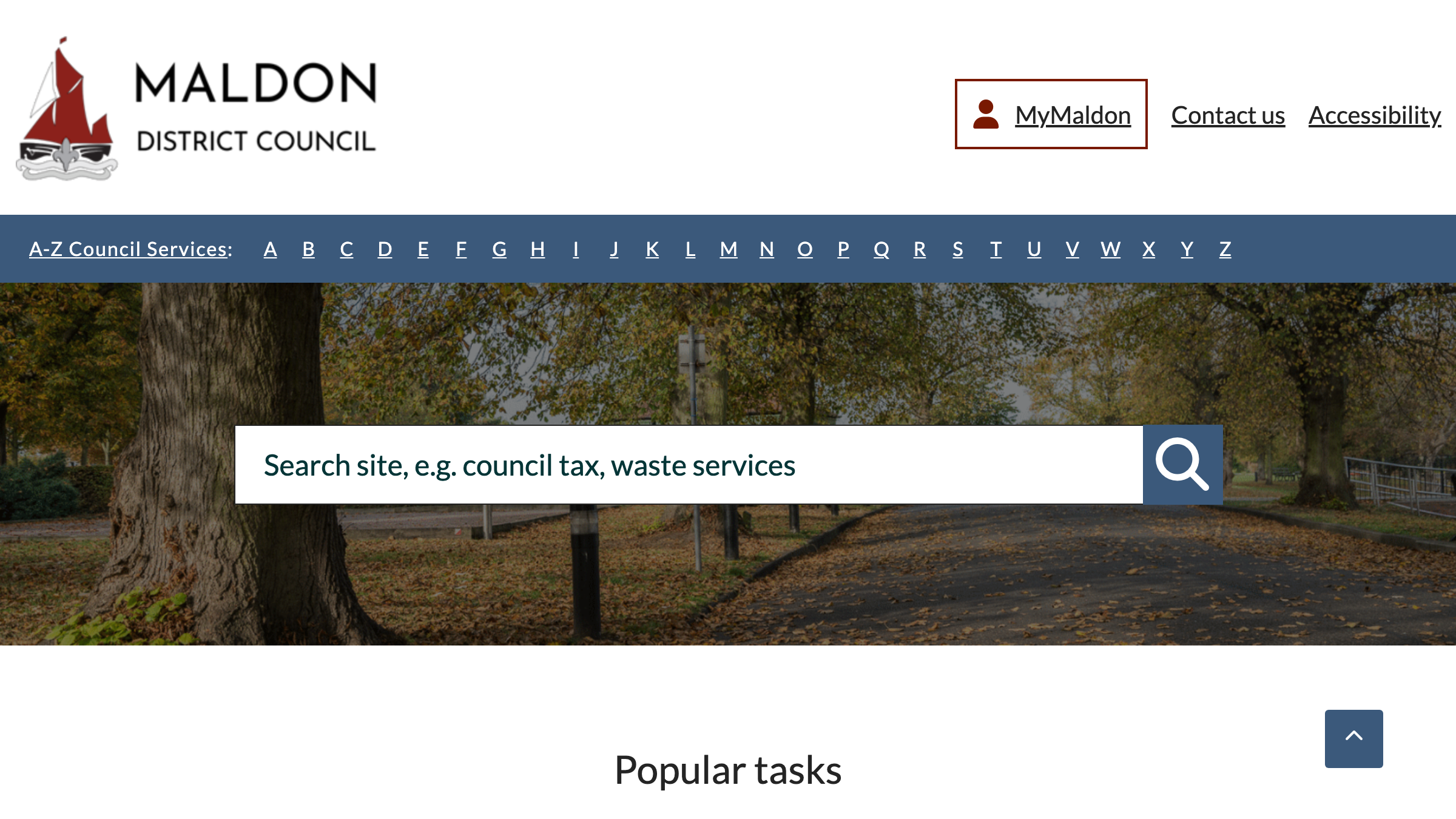 Maldon website preview