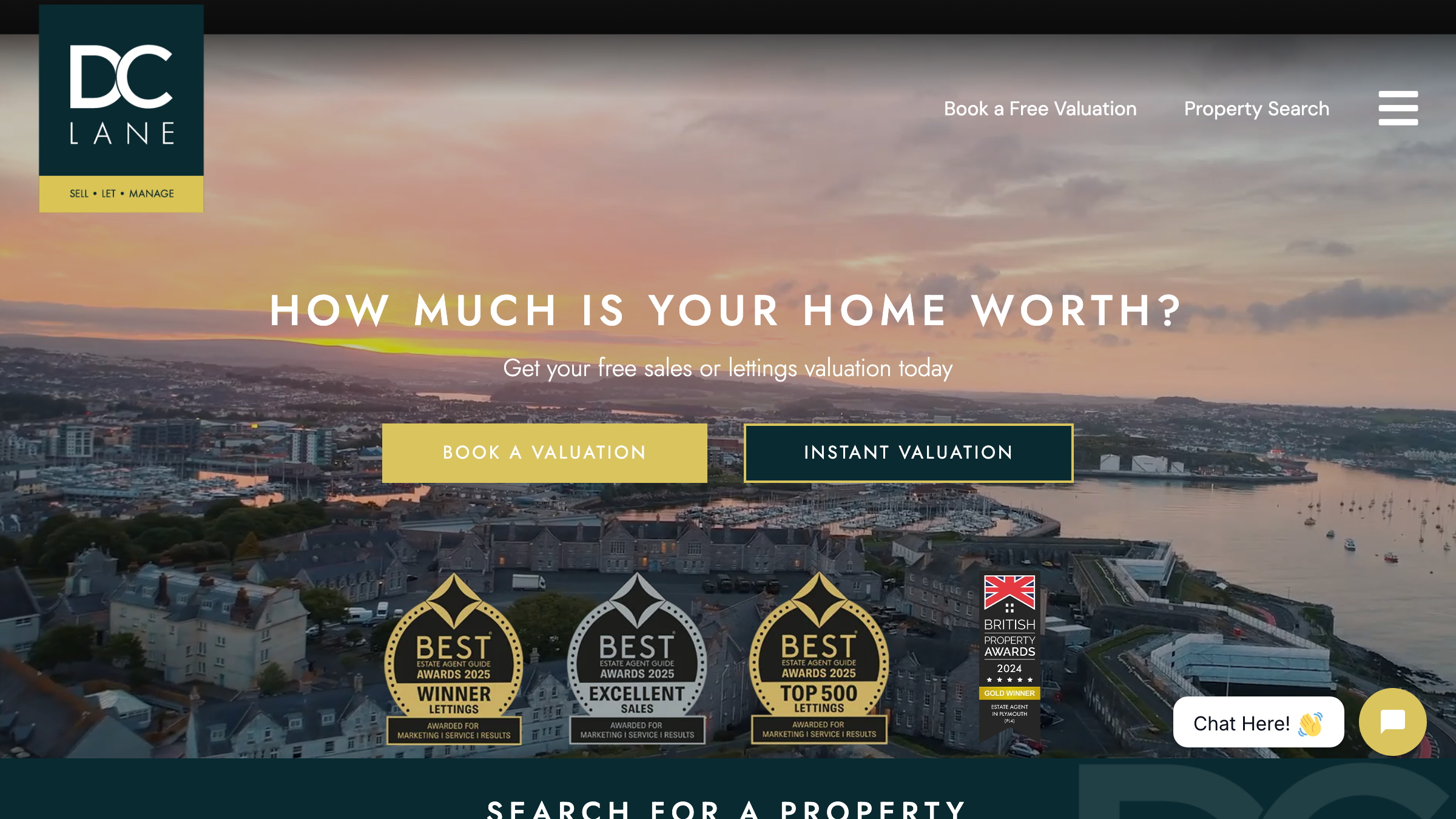 DC Land page preview