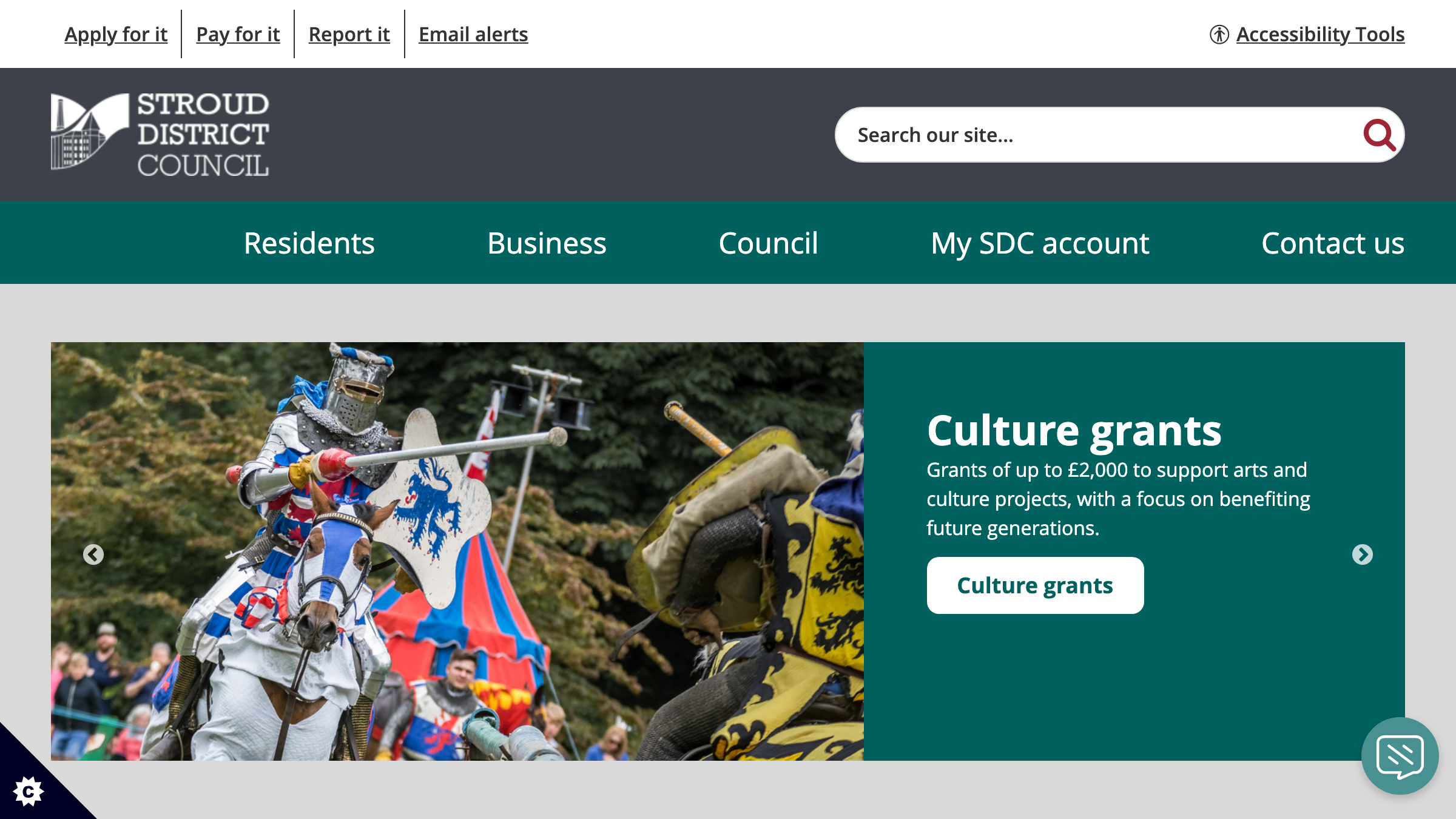 Stroud website preview