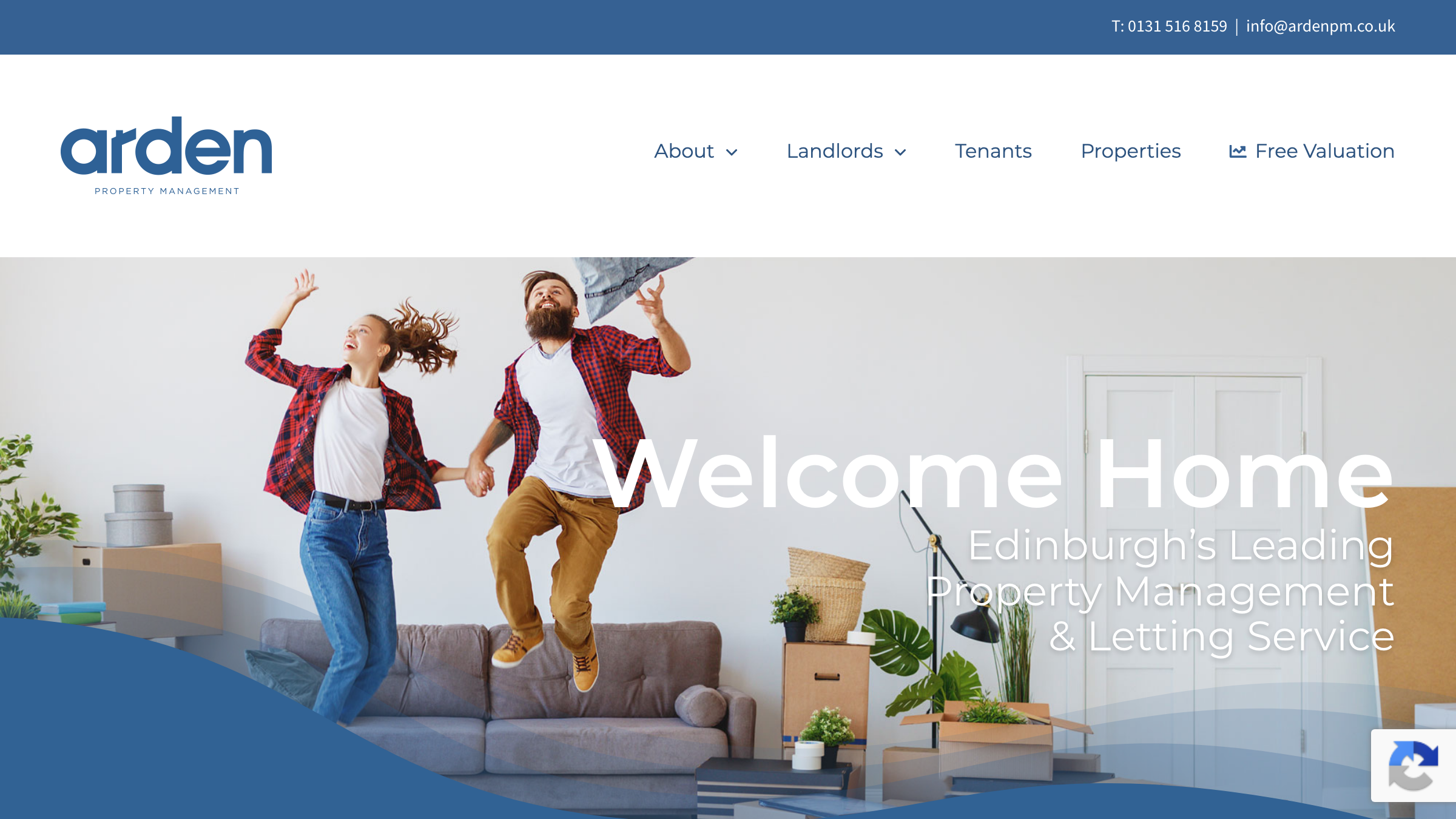 Arden Property Management page preview