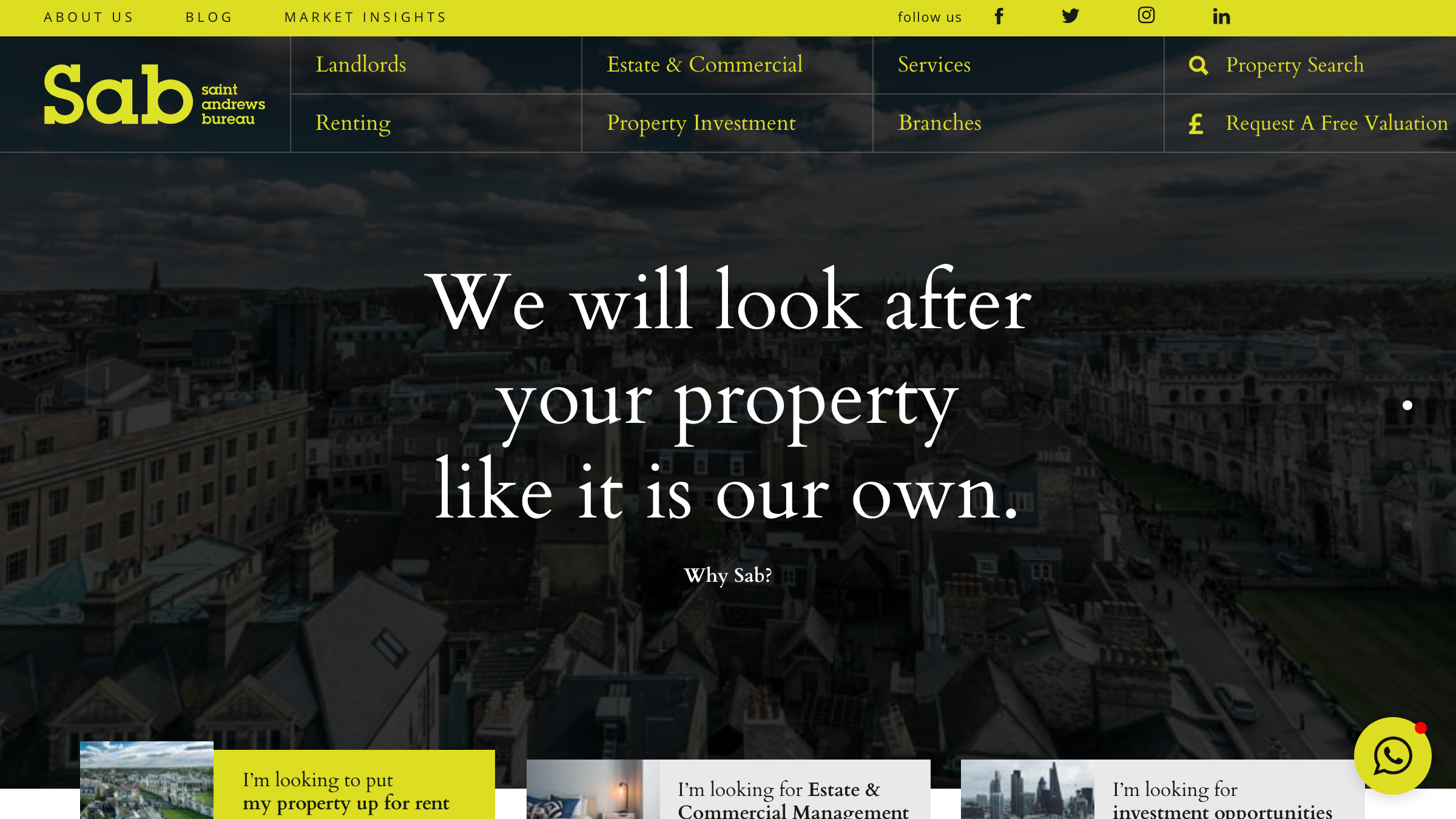 Saint Andrews Bureau page preview