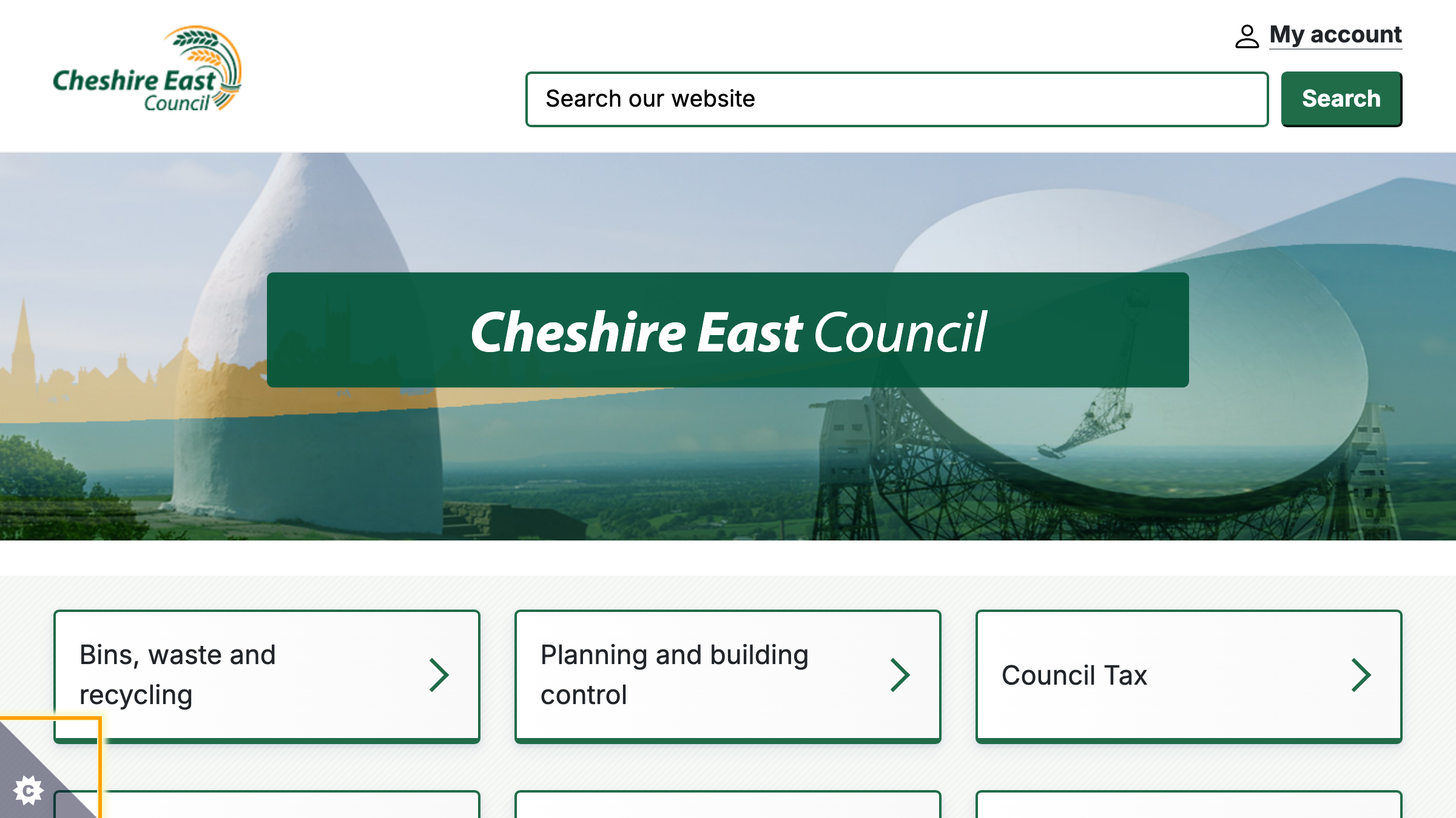 Cheshire East website preview