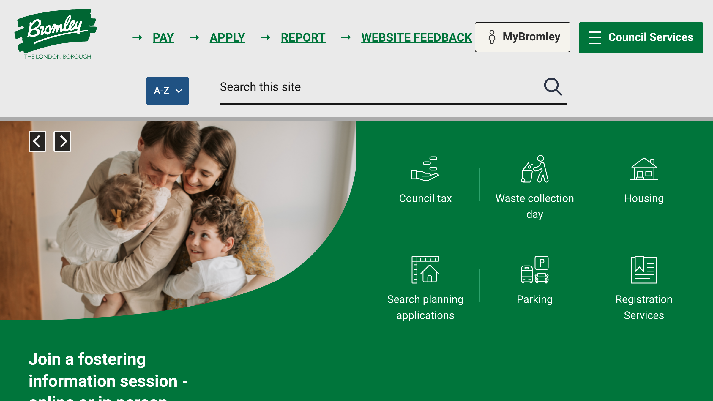 Bromley website preview