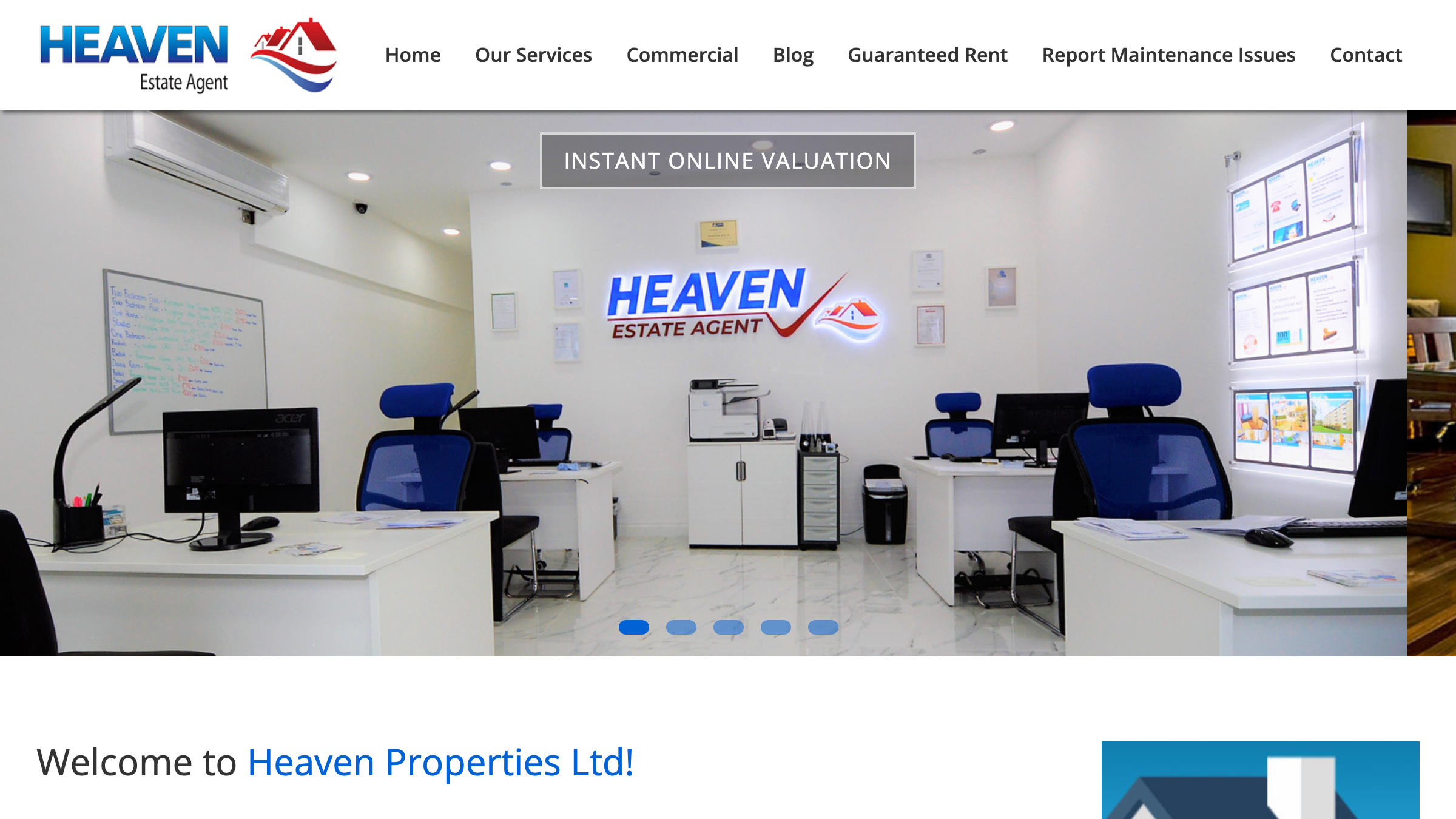 Heaven Properties Ltd page preview