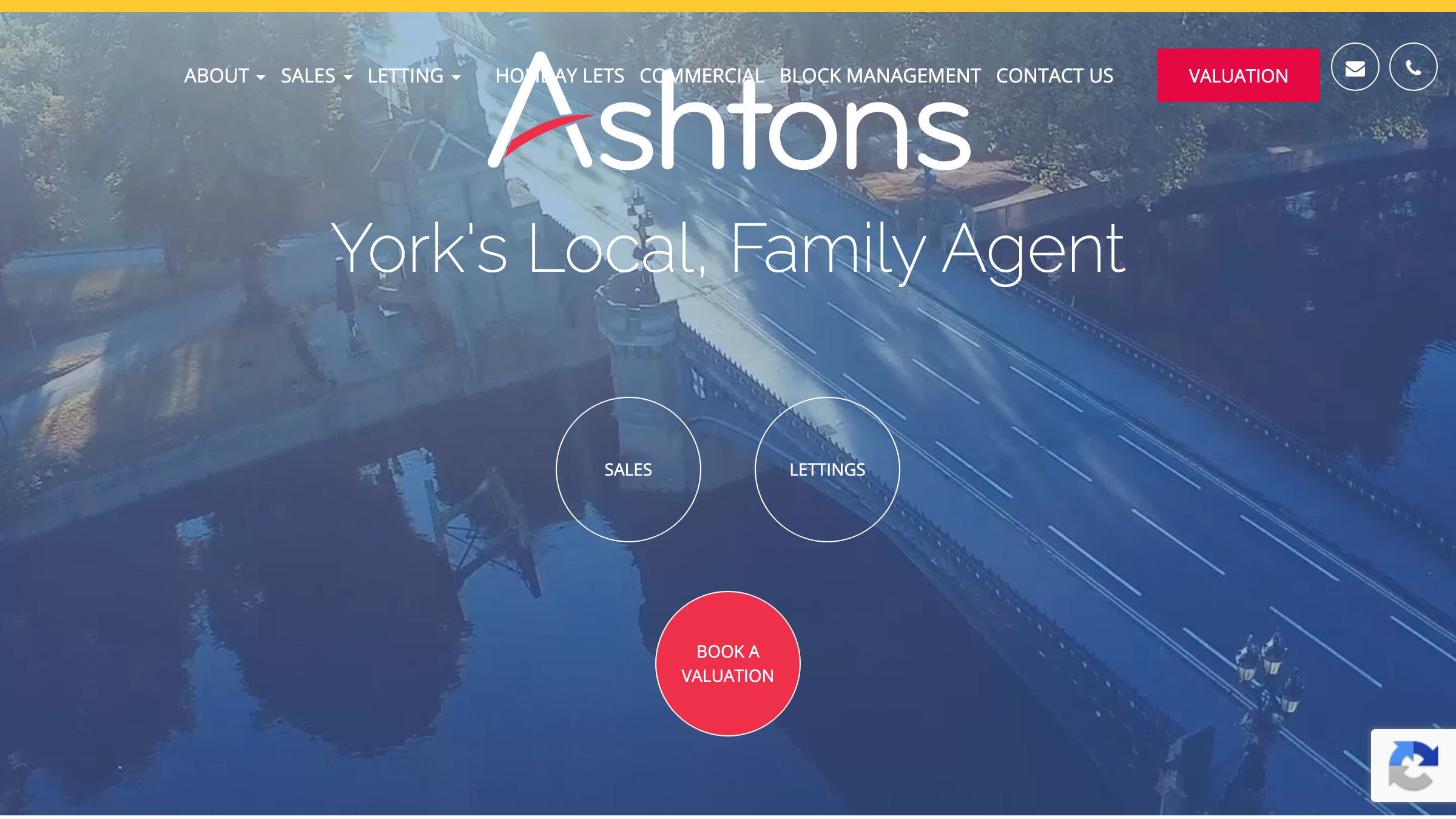 Ashtons Estate Agents page preview