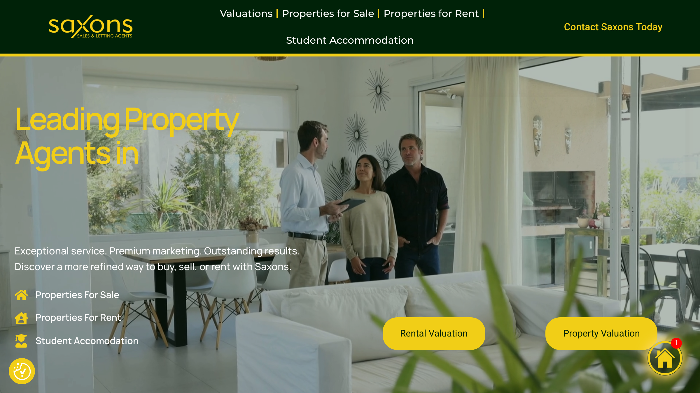 Saxons Property page preview