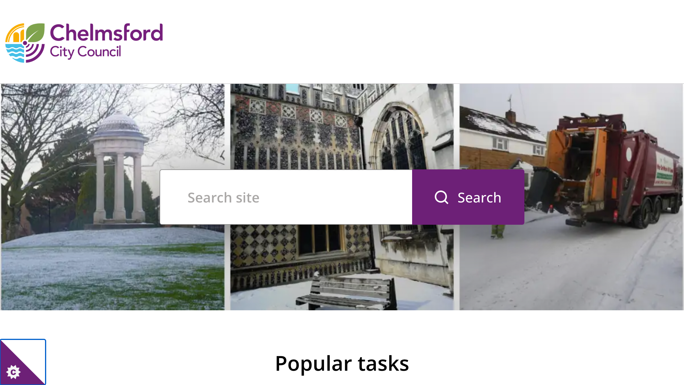 Chelmsford website preview