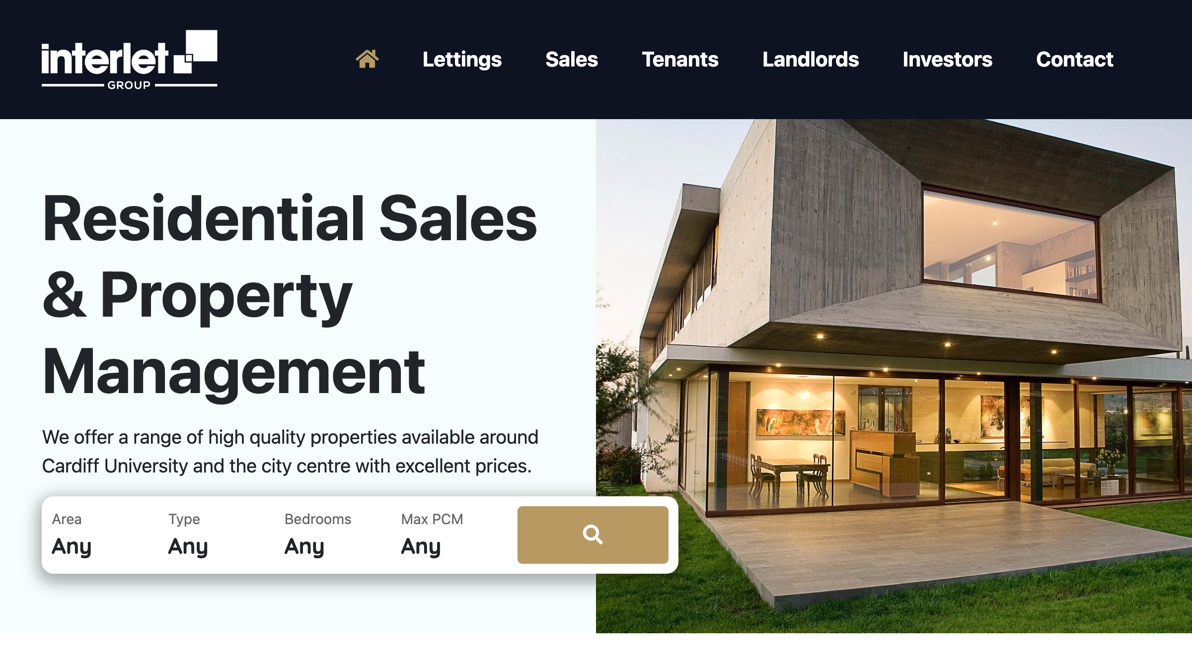 Interlet Group page preview