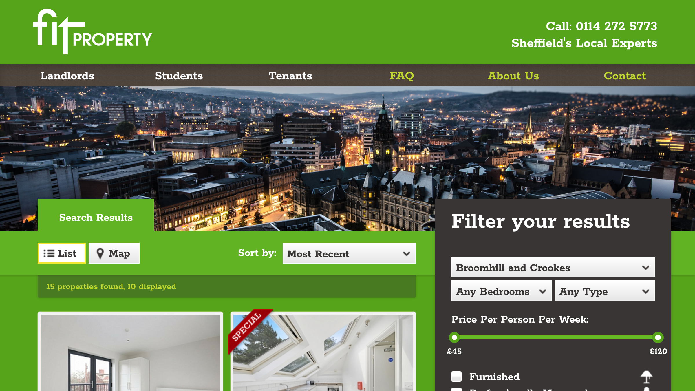 Fit Property page preview