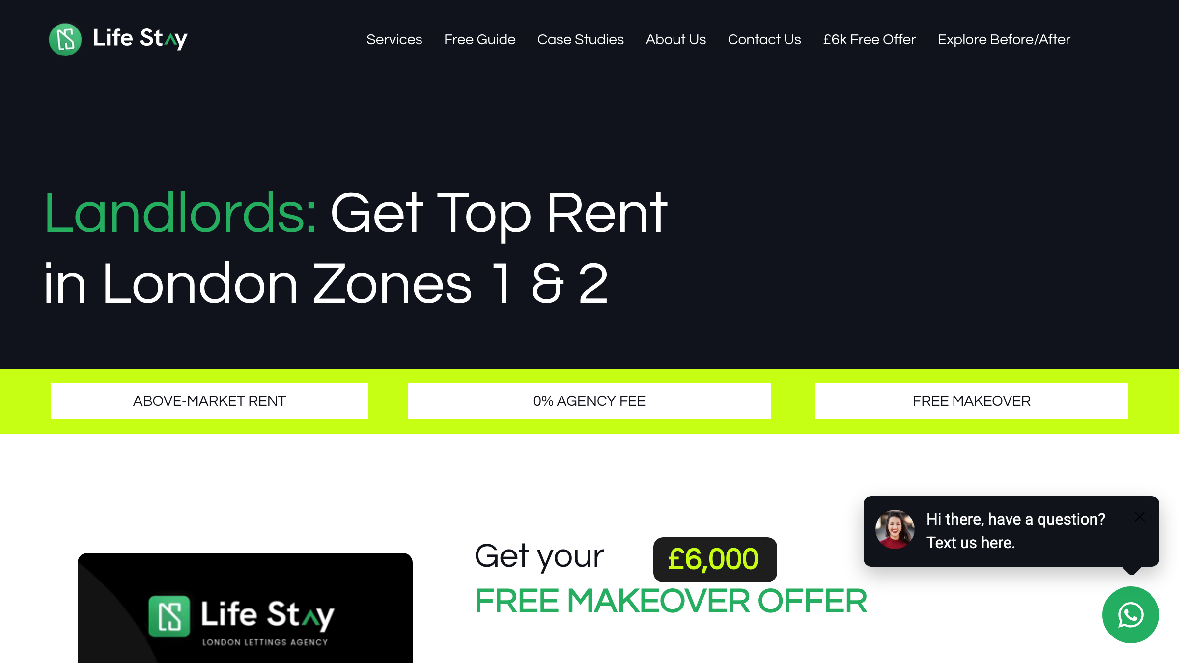 Lifestay page preview