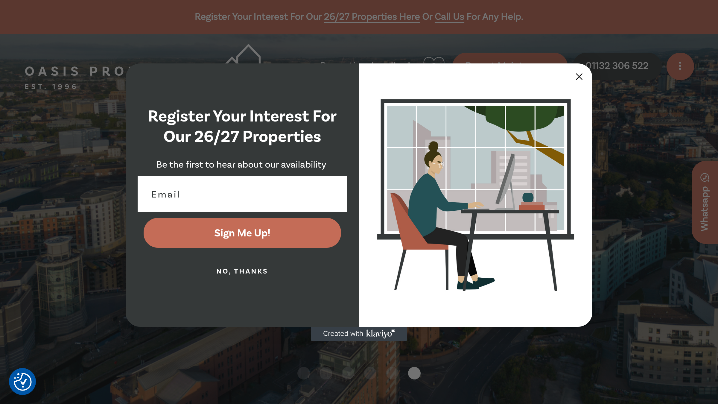 Oasis Properties page preview
