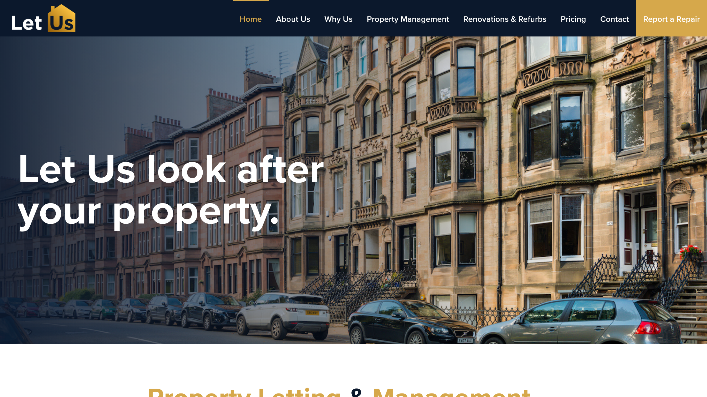 Let Us page preview