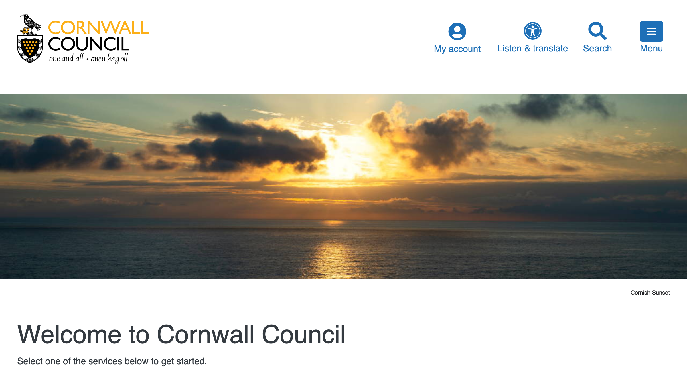 Cornwall website preview