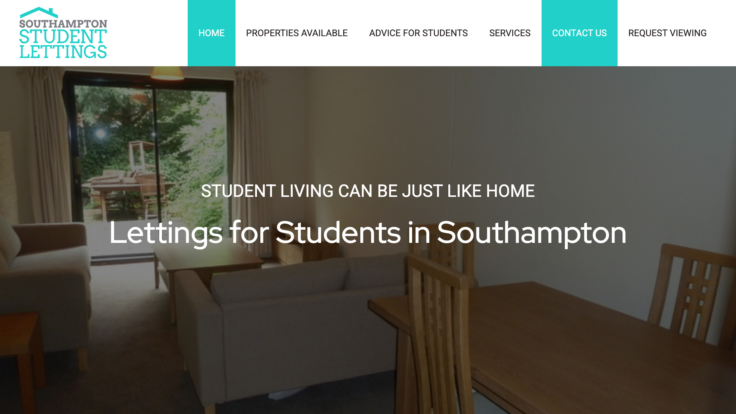 Southampton Student Lettings page preview