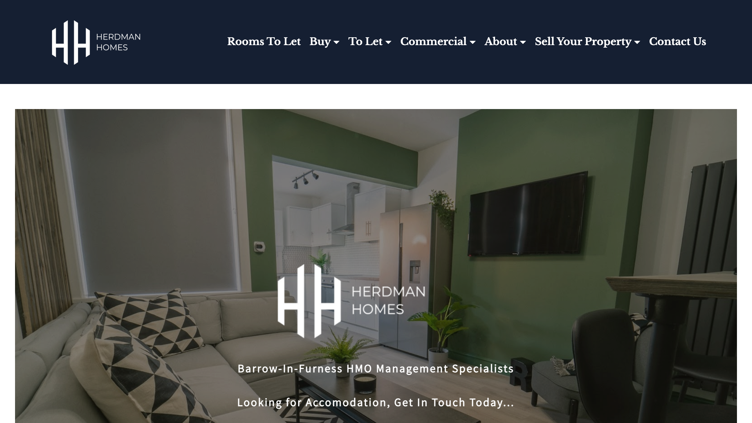 Herdman Homes page preview