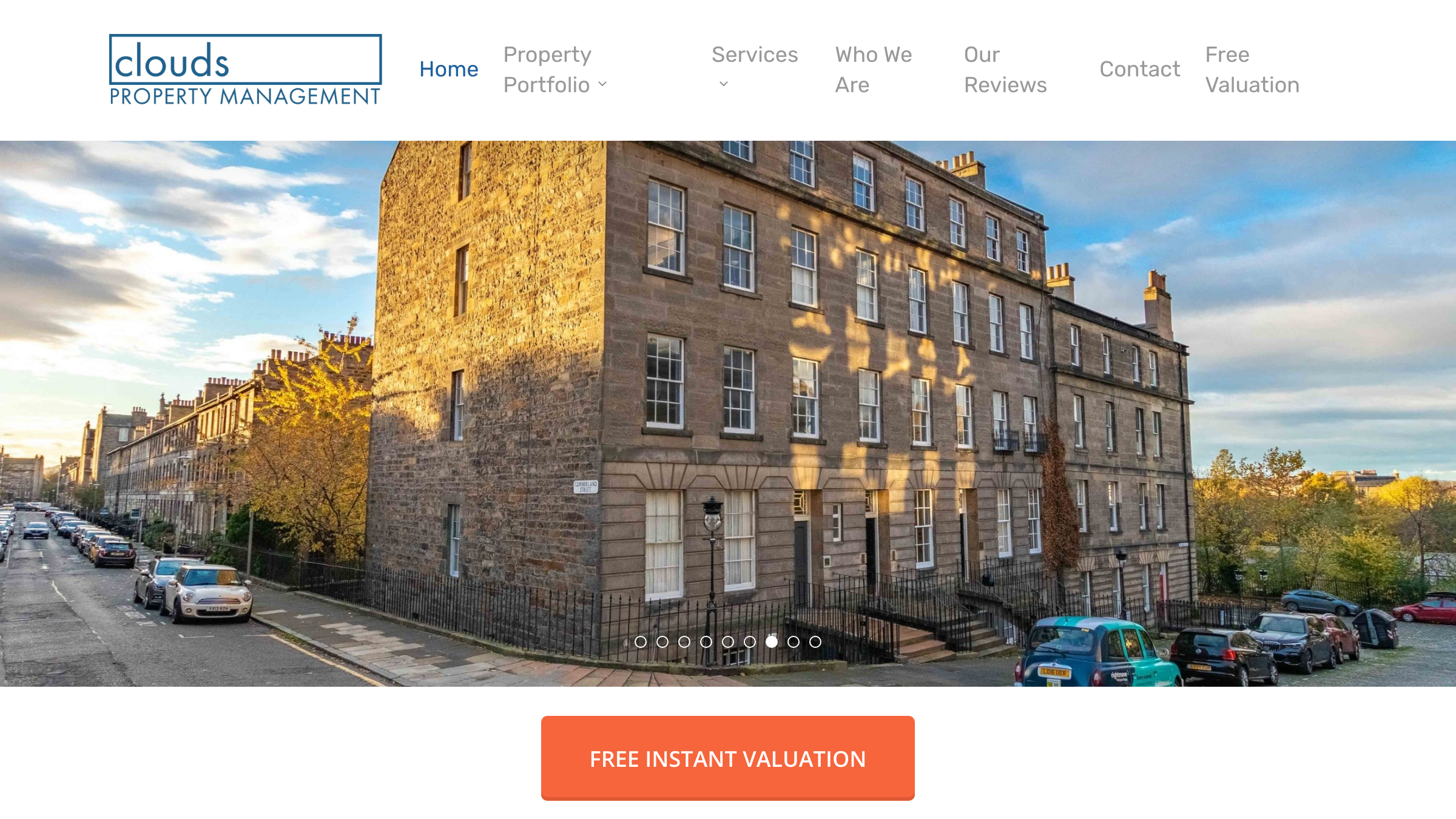 Clouds Property Management page preview