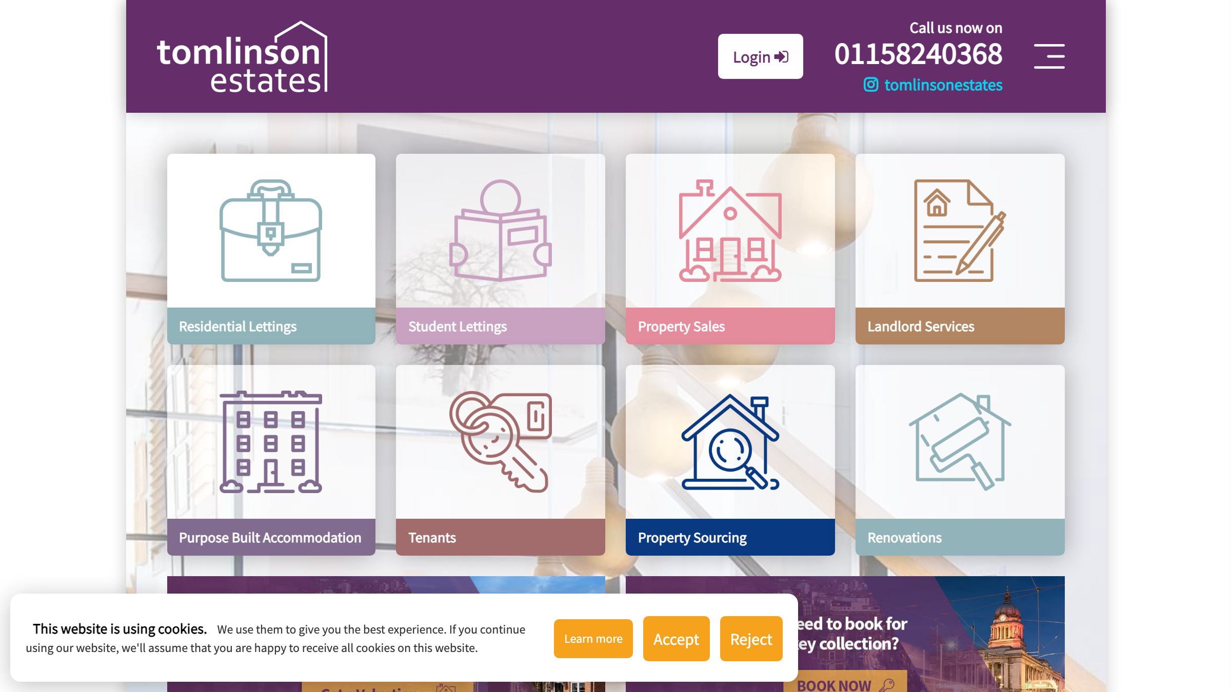 Tomlinson Estates page preview