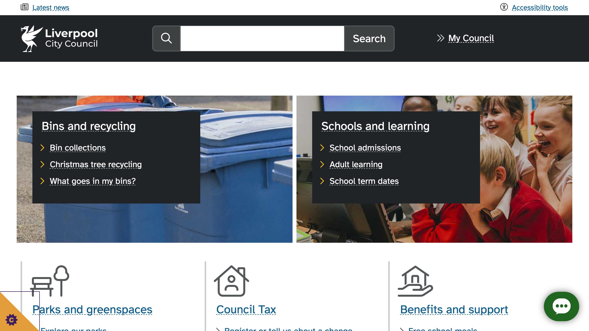 Liverpool website preview