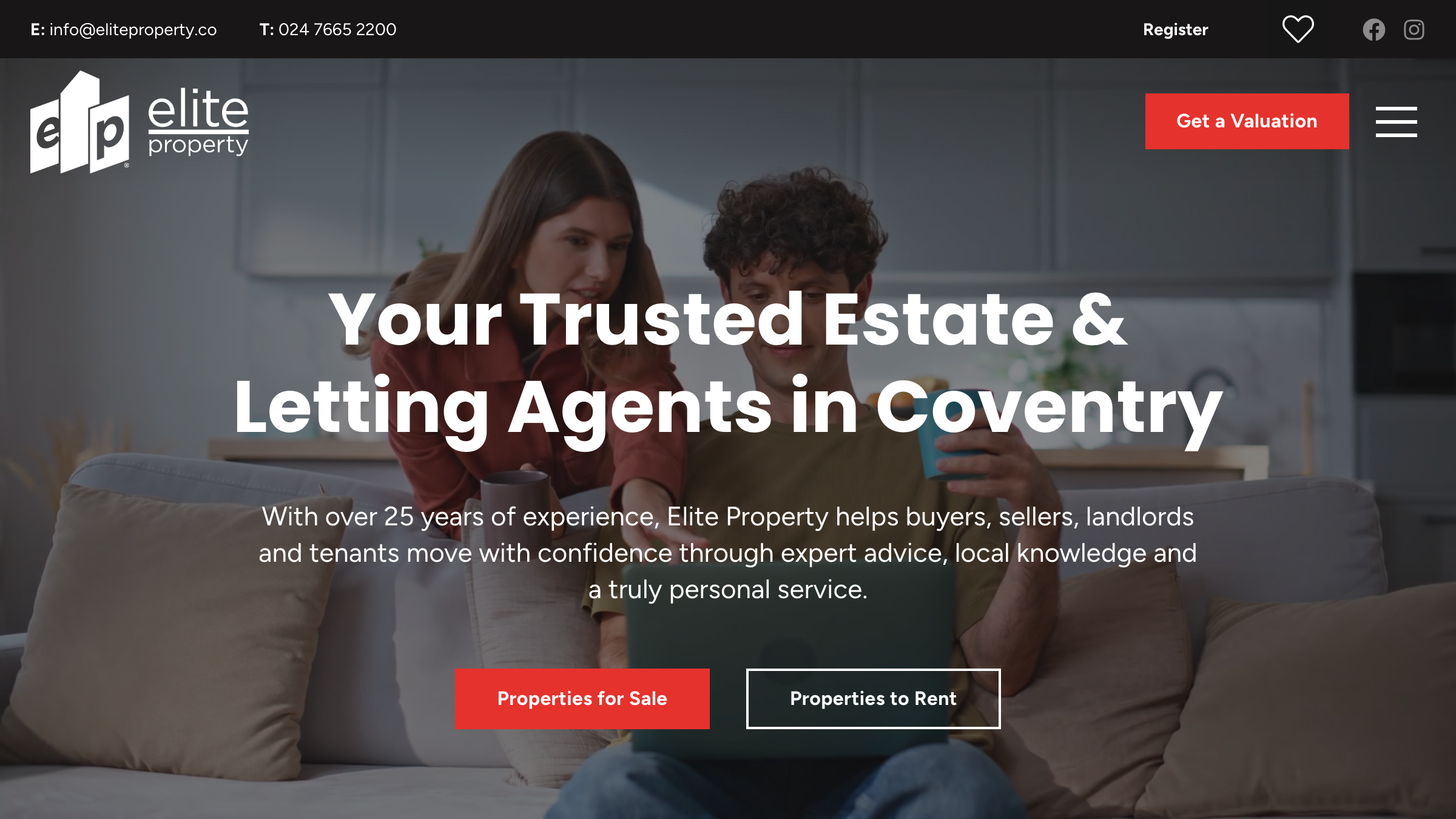 Elite Property page preview