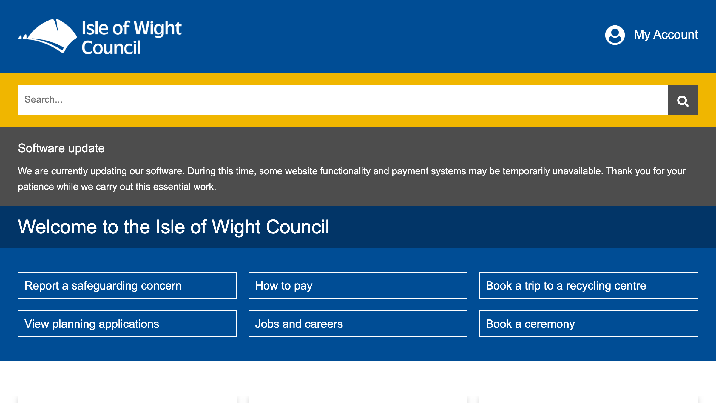 Isle of Wight website preview