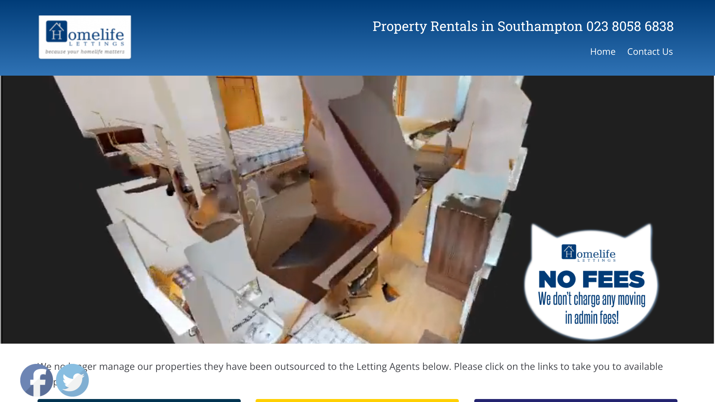 Homelife Lettings page preview