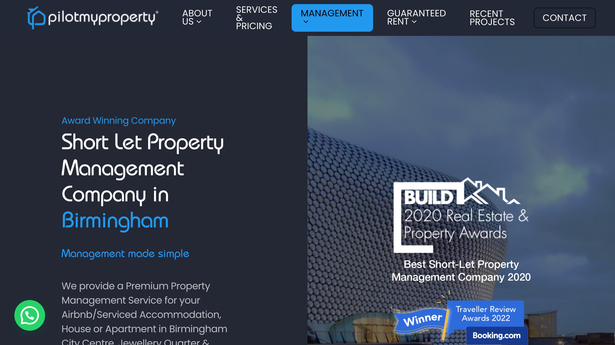 Pilot my Property page preview