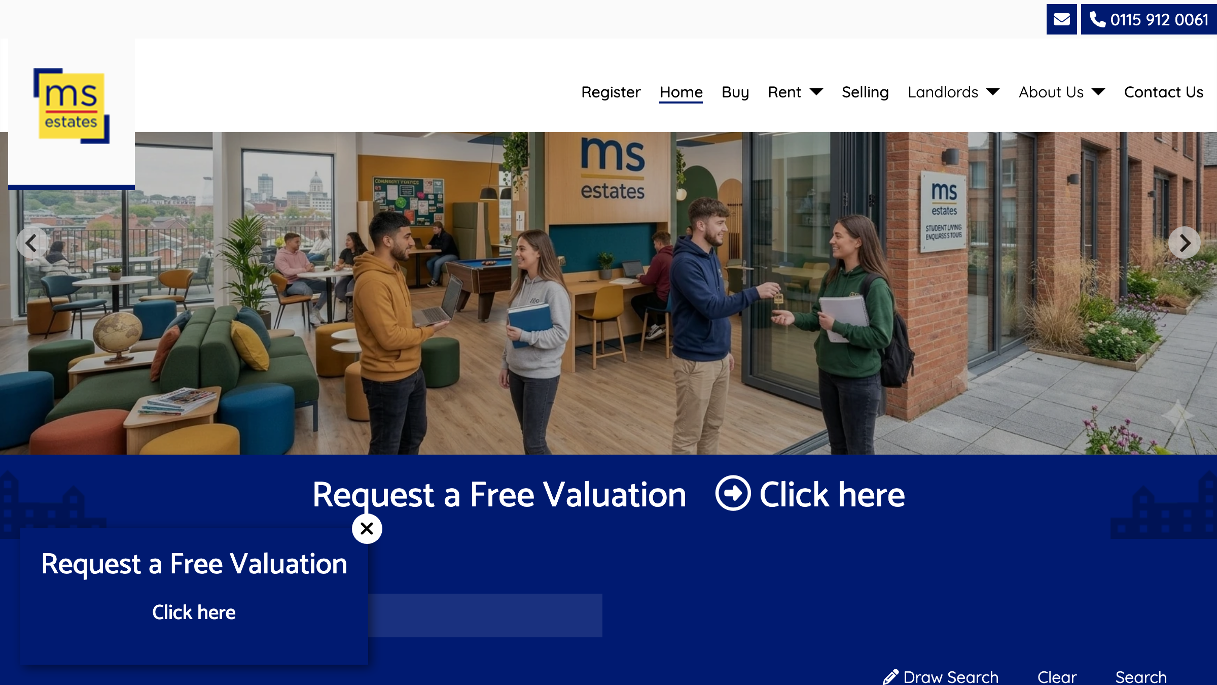 MS Estates page preview
