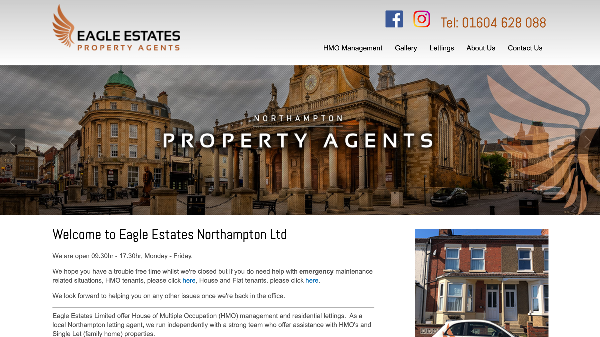 Eagle Estates page preview