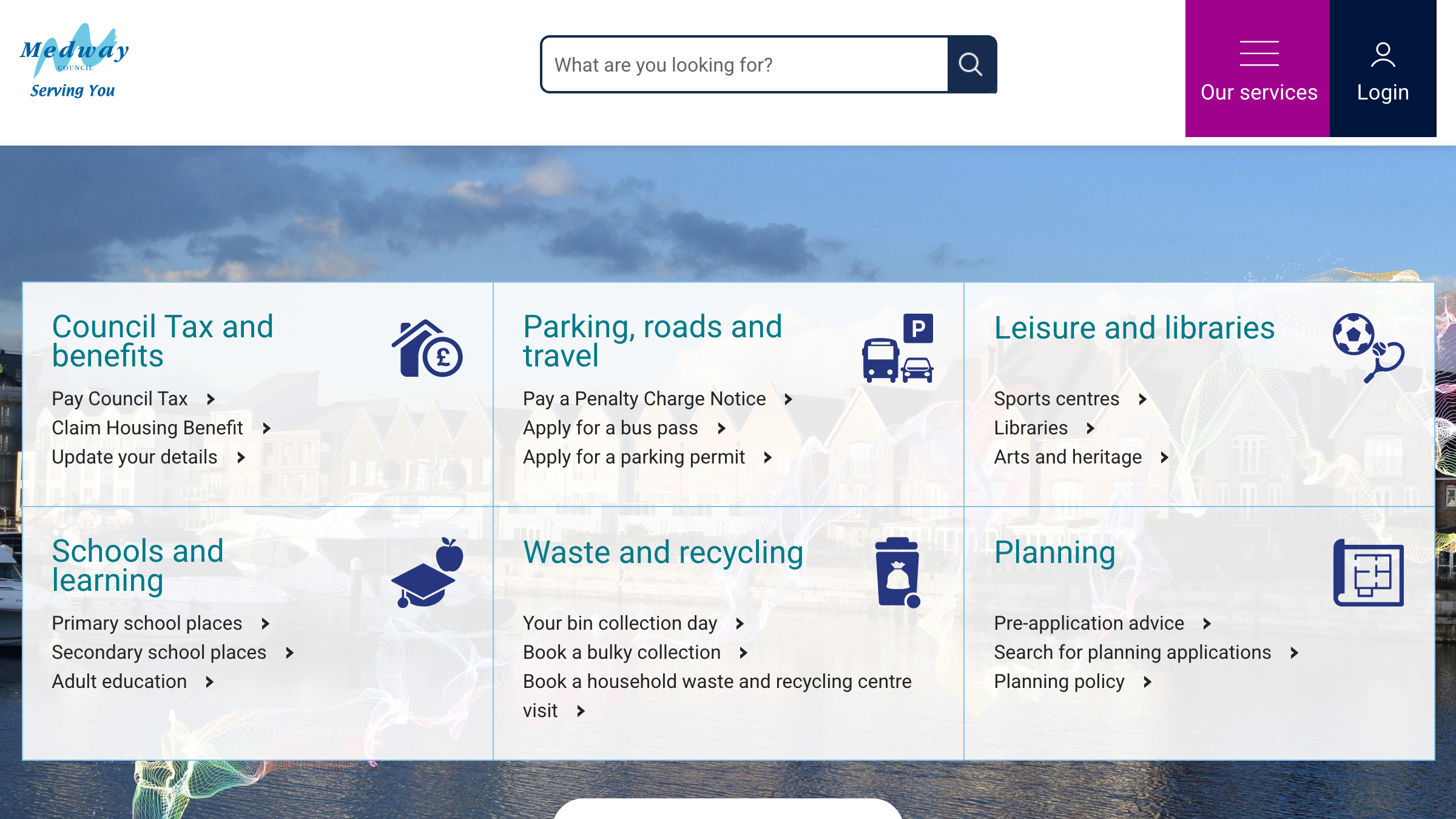 Medway website preview