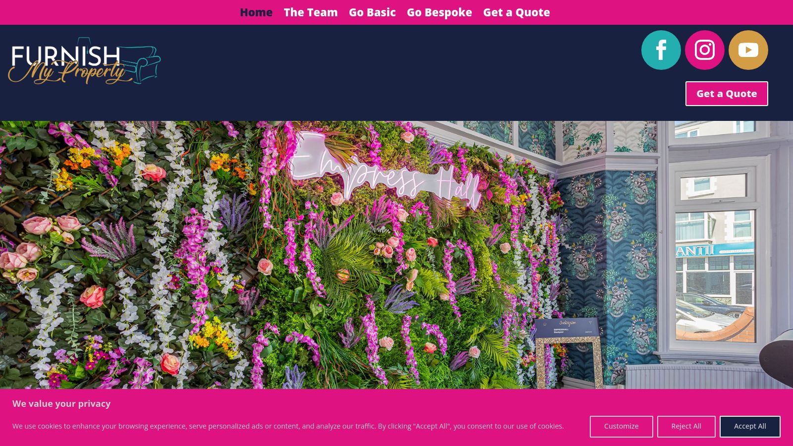 Furnish My Property page preview