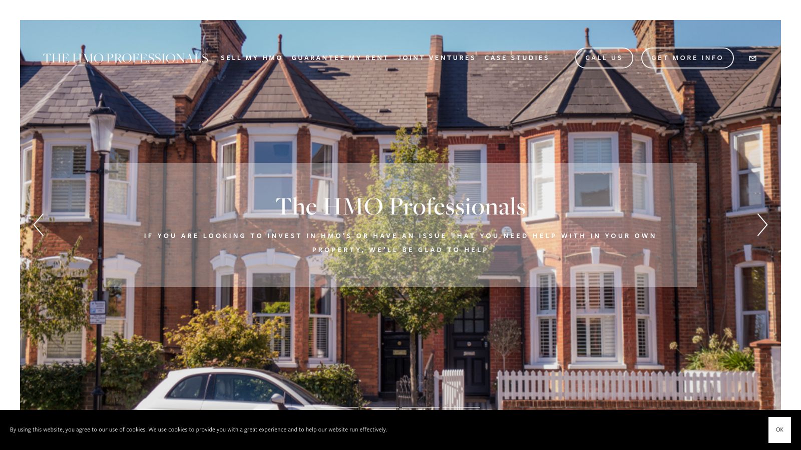 The HMO Professionals page preview