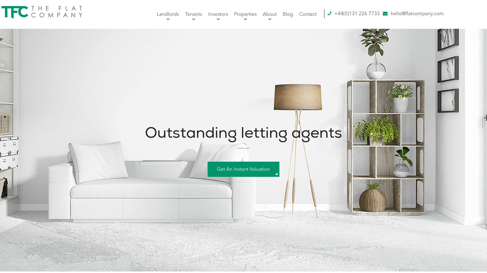 The Flat Company page preview