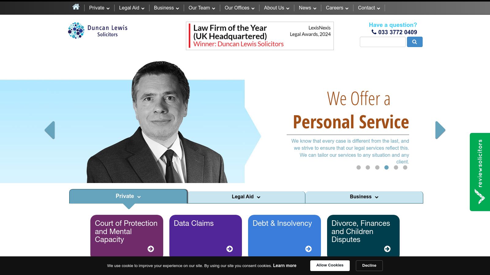 Duncan Lewis page preview