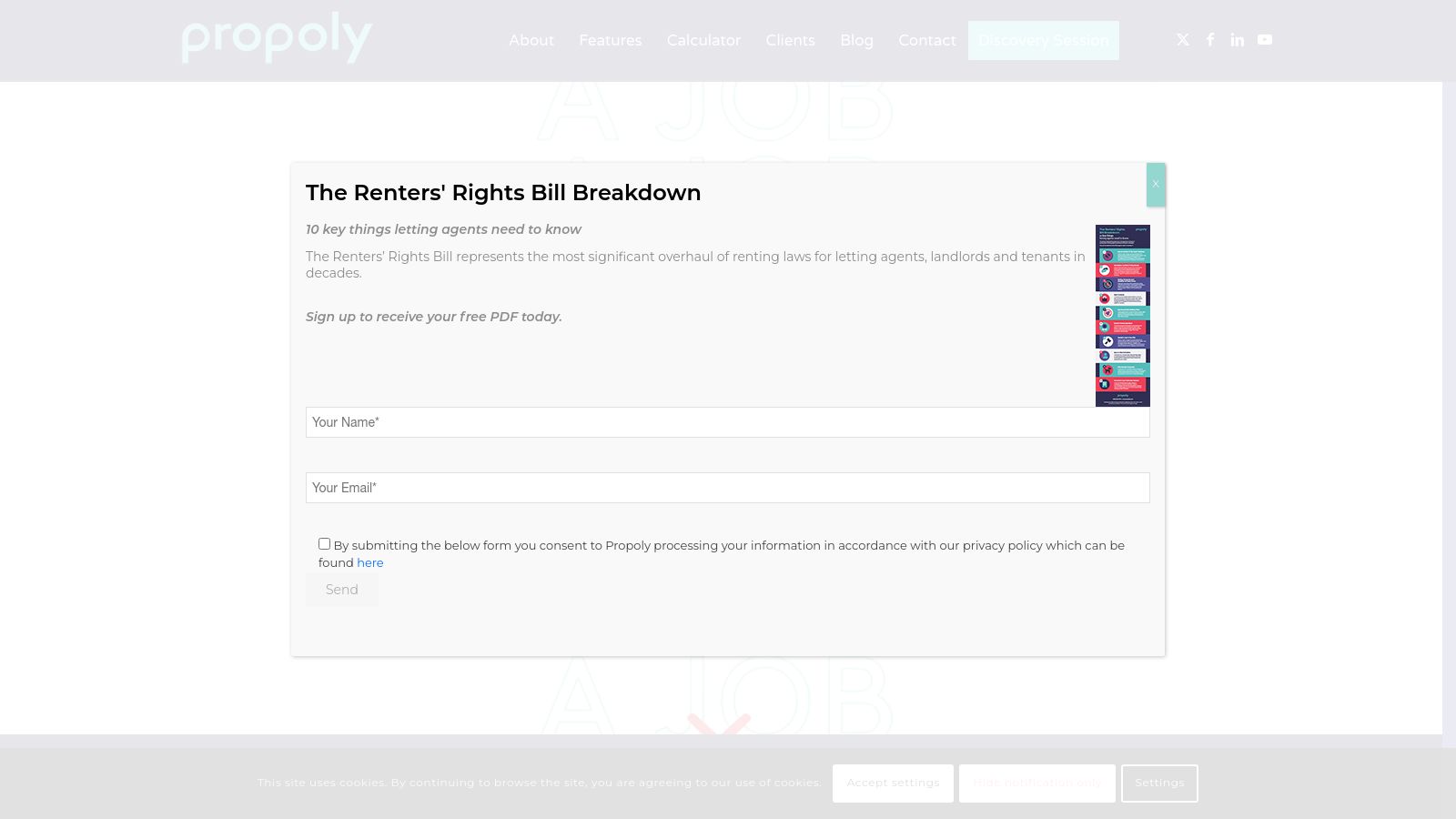 Propoly page preview