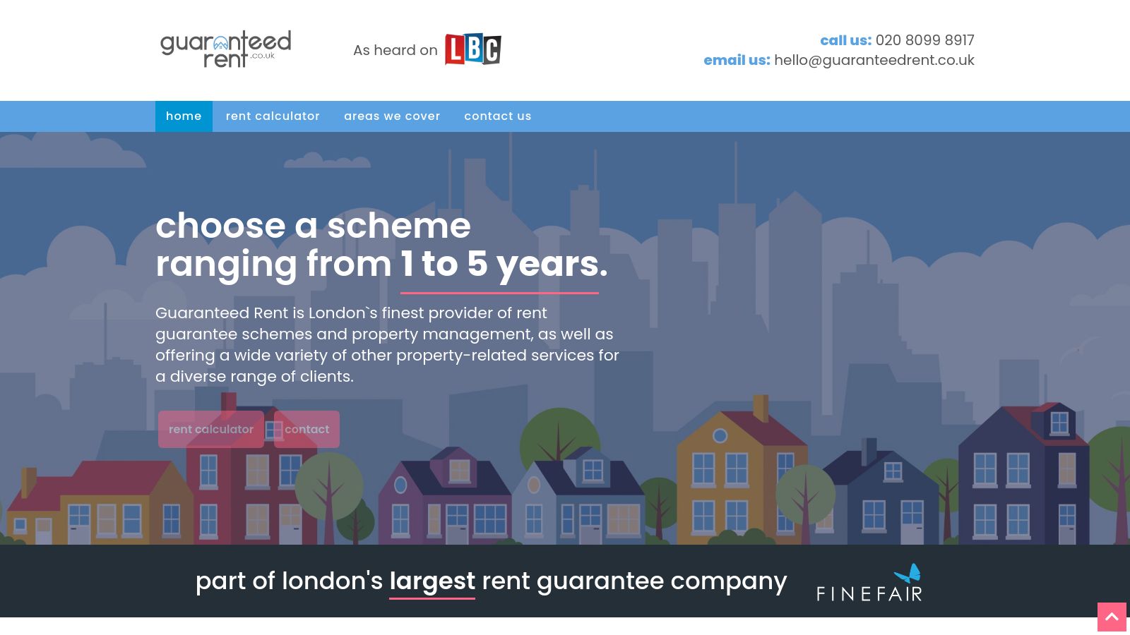 Guaranteed Rent page preview