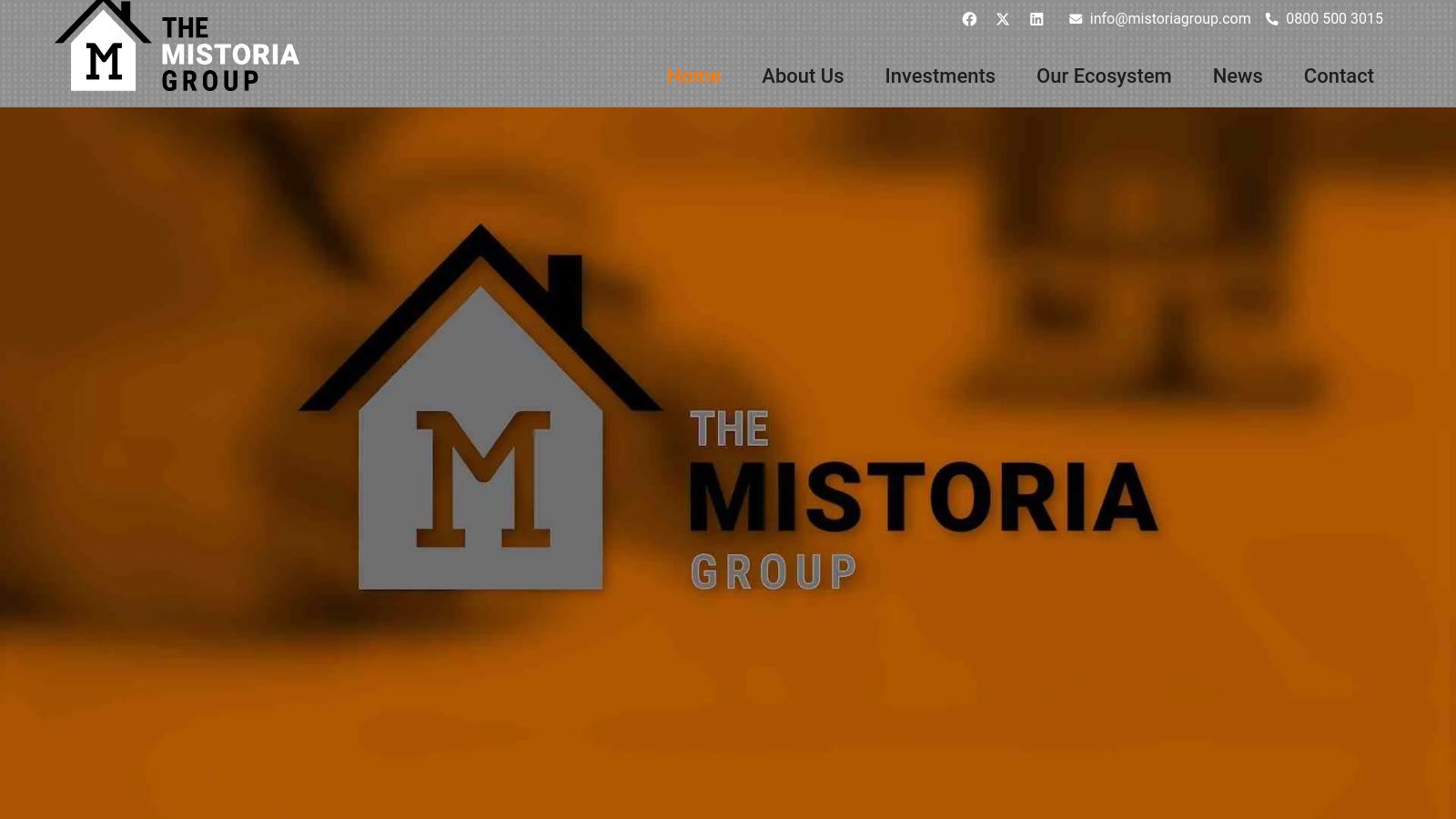 The Mistoria Group page preview