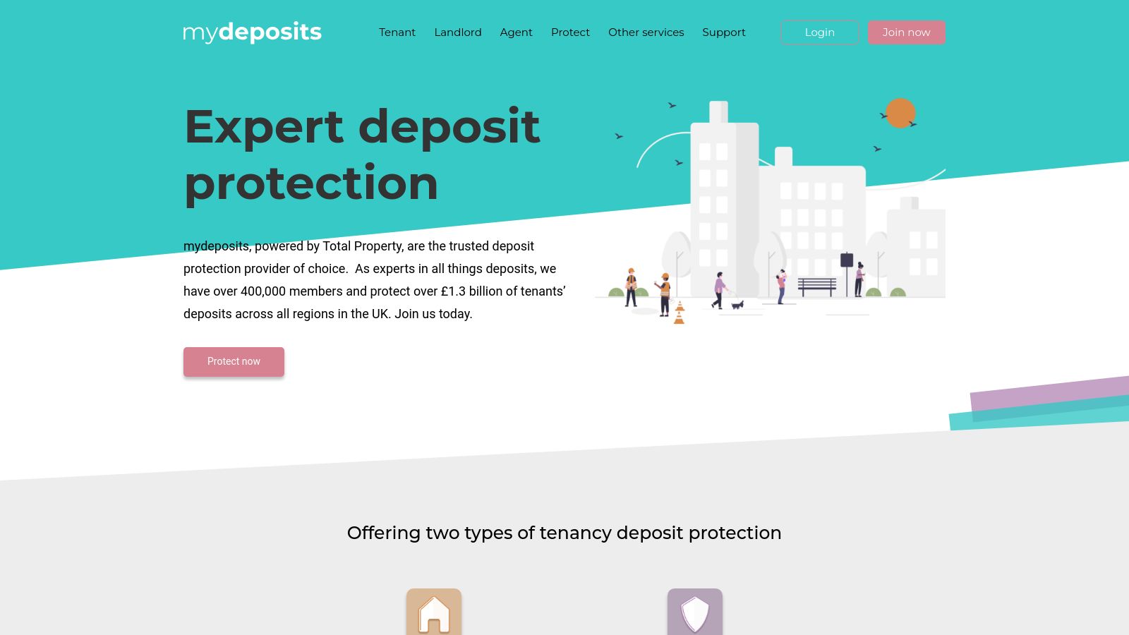 My Deposits page preview