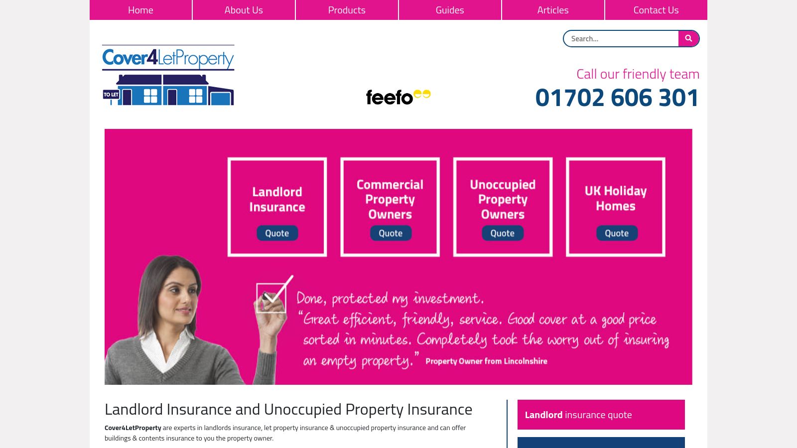Cover 4 Let Property page preview