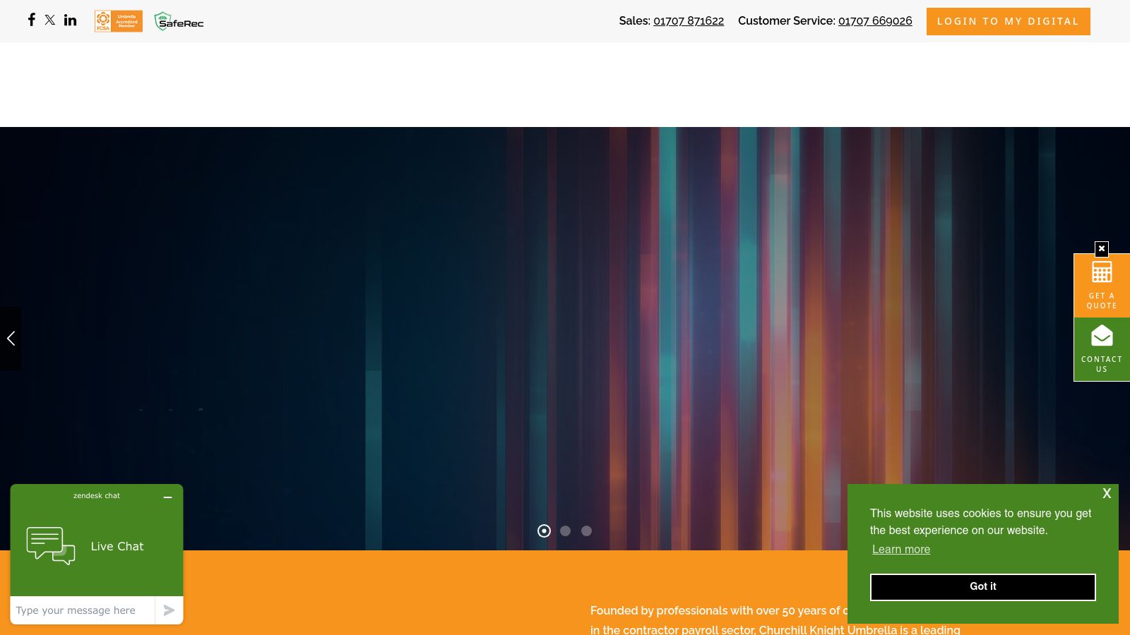 Churchill Knight & Associates page preview