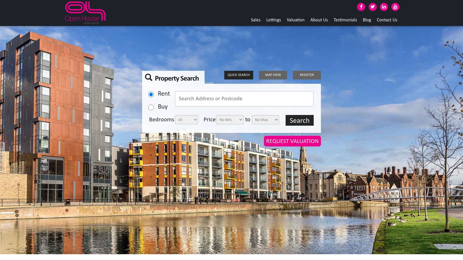 Open House Bedford page preview