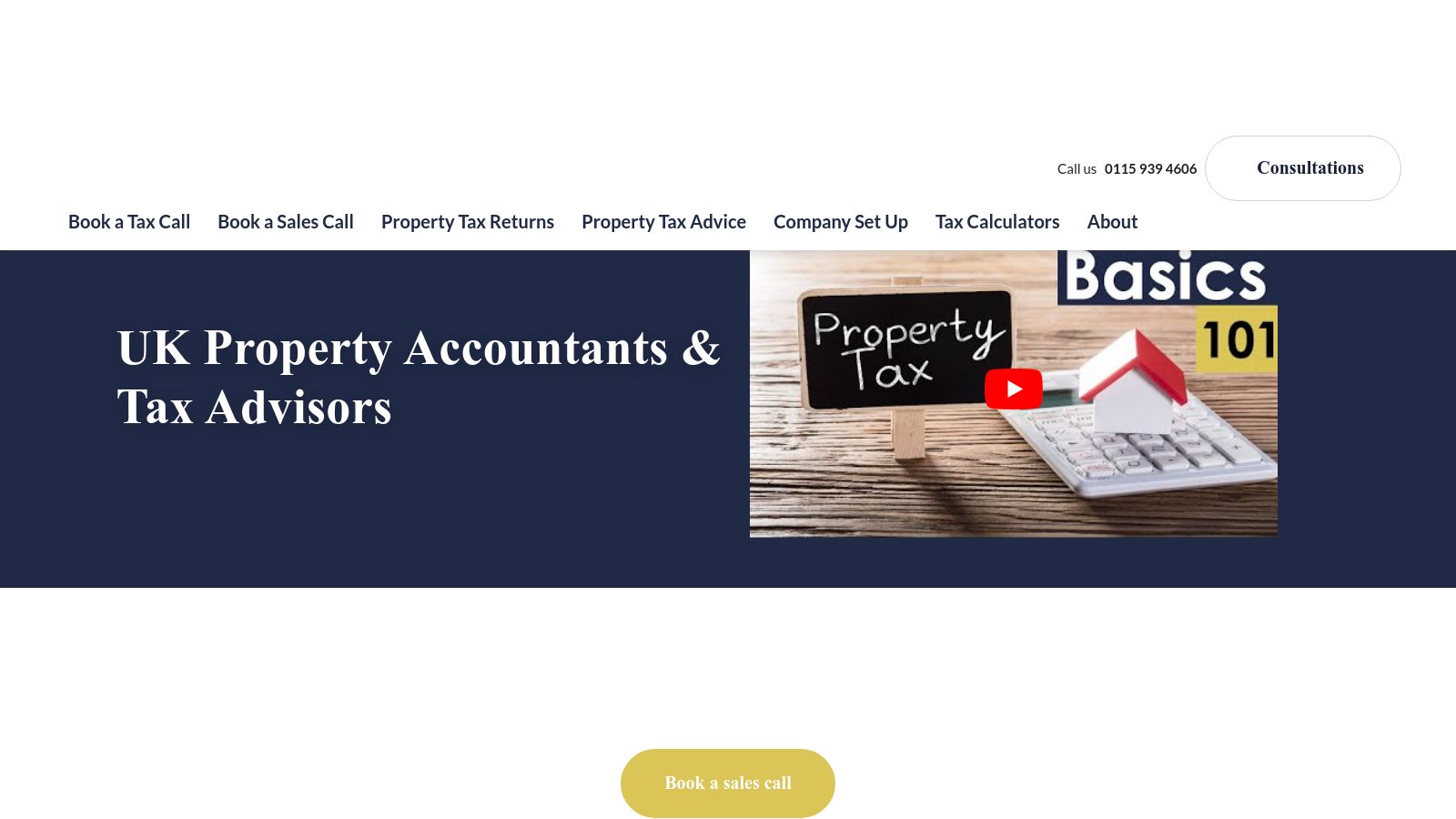 Optimise Accountants page preview