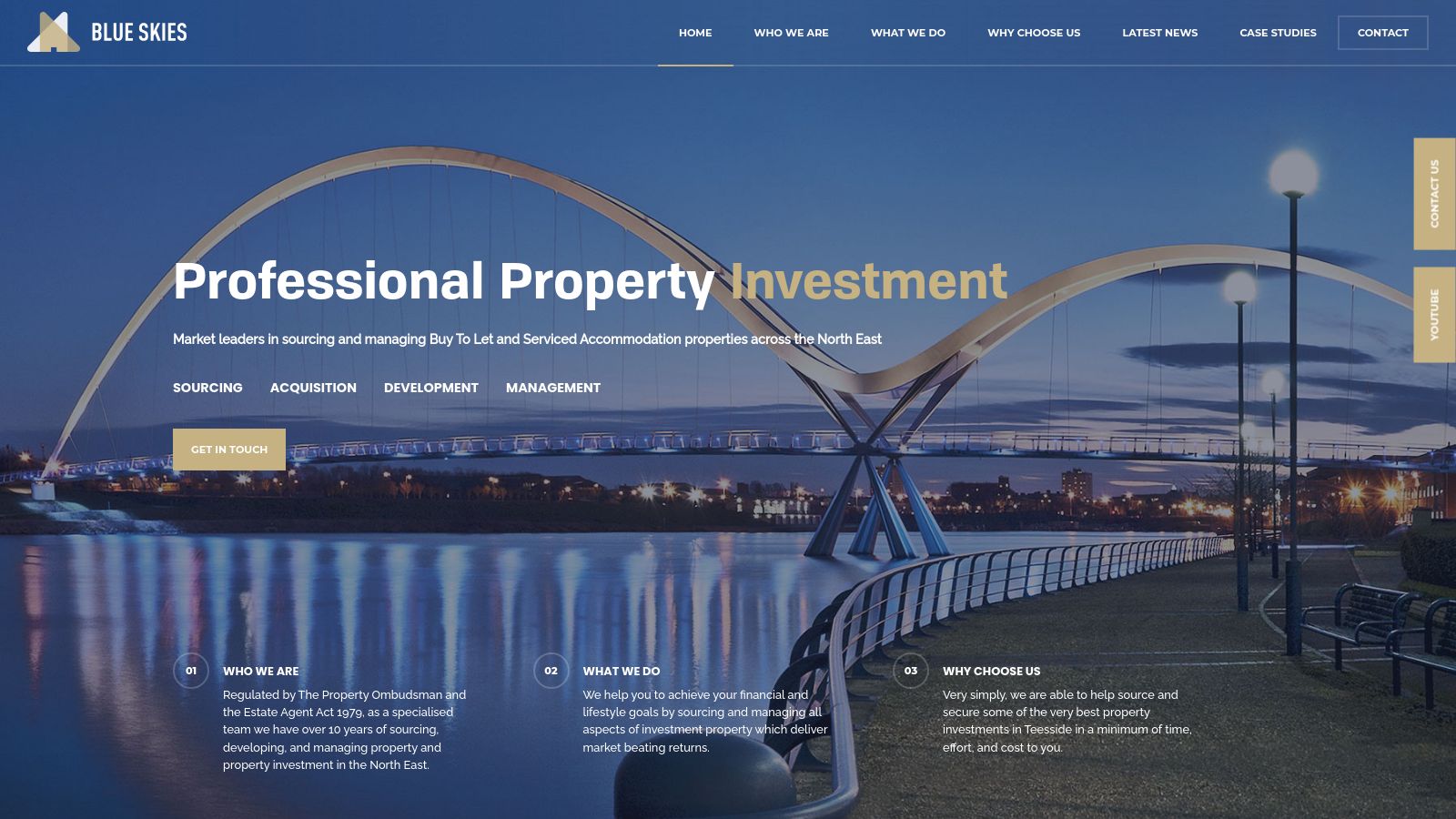 Blue Skies page preview