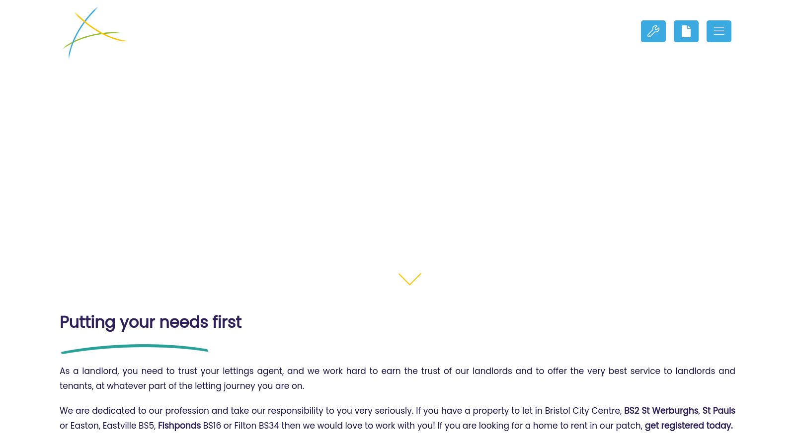 Lets Rent page preview